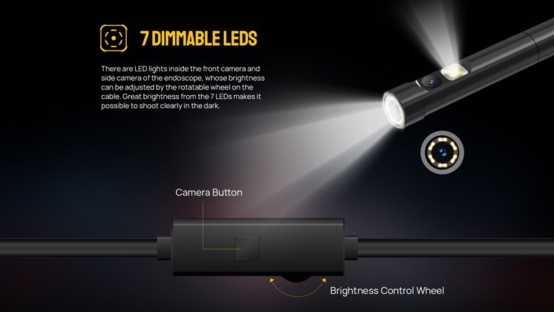 ULEFONE ενδοσκοπική κάμερα E02 για uSmart βύσμα, dual camera, IP67 4843 - Image 6