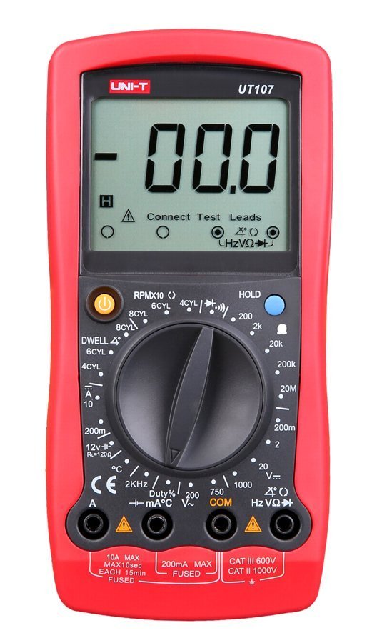 UNI-T ψηφιακό πολύμετρο αυτοκινήτων , RPM/Dwell, test μπαταρίας 3181