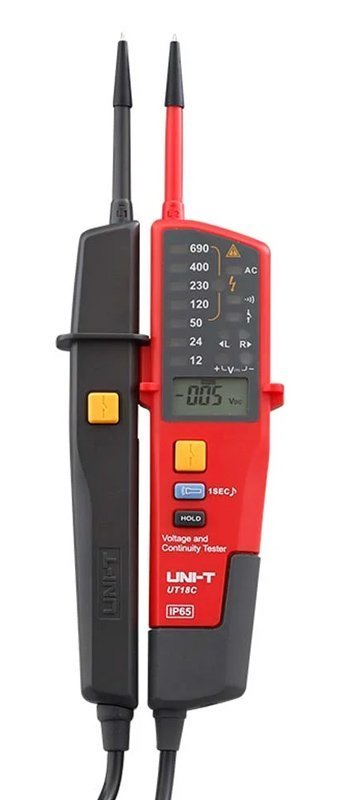 UNI-T μετρητής τάσης AC/DC , 12V έως 690V, IP65 8220