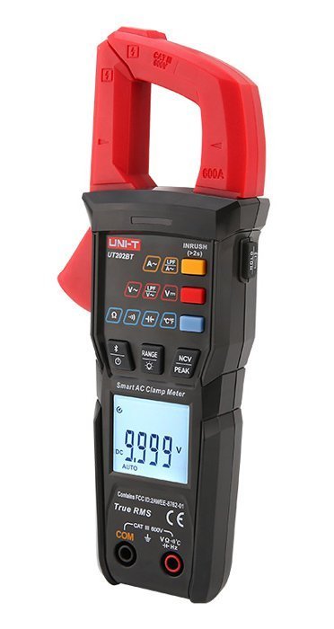 UNI-T ψηφιακή αμπεροτσιμπίδα , 600A AC, NCV, Bluetooth, True RMS 4744