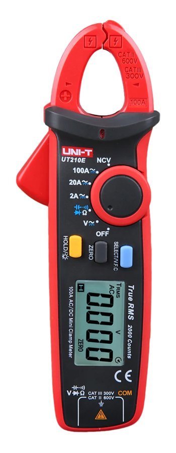UNI-T πολύμετρο & αμπεροτσιμπίδα , 100A AC/DC, NCV, True RMS 1843