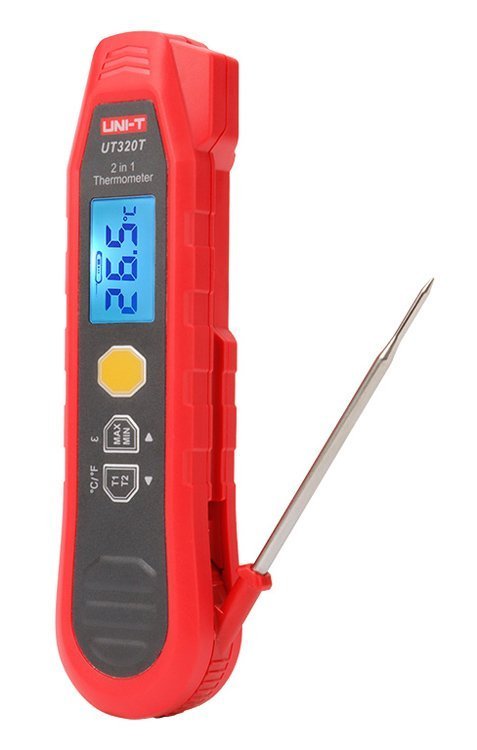UNI-T ψηφιακό θερμόμετρο 2 in 1 , -40~300 °C, IP54 5435