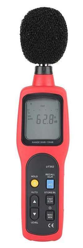 UNI-T ψηφιακό ντεσιμπελόμετρο , 30-130dB 2048