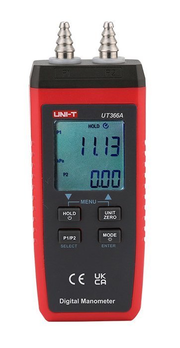 UNI-T ψηφιακό μανόμετρο , ανεξάρτητη μέτρηση PI/P2 3490