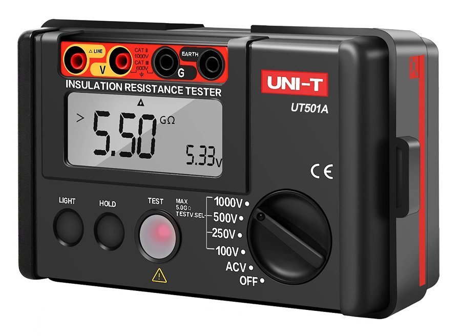 UNI-T Tester μόνωσης , 100V/250V/500V/1000V 2753