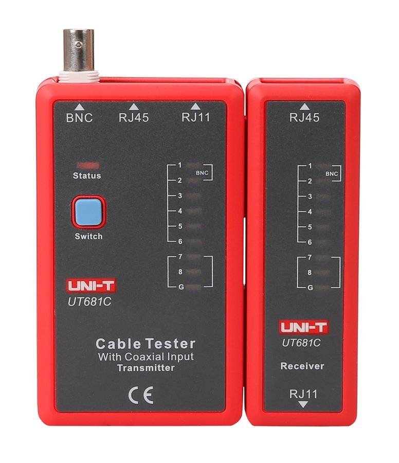 UNI-T tester καλωδίων δικτύου , RJ45/RJ11/BNC 3192