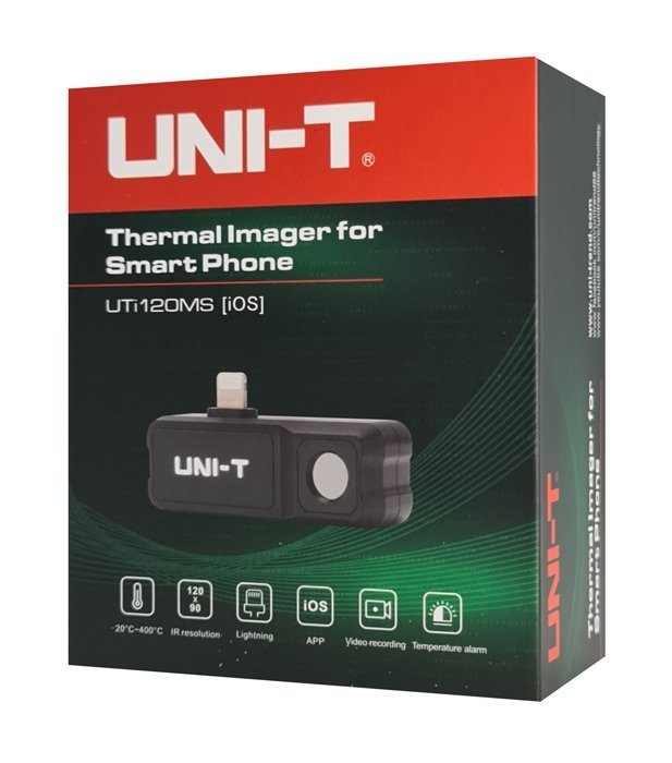 UNI-T συσκευή θερμικής απεικόνισης i120MS για iPhone, έως 400 °C 5089 - Image 4