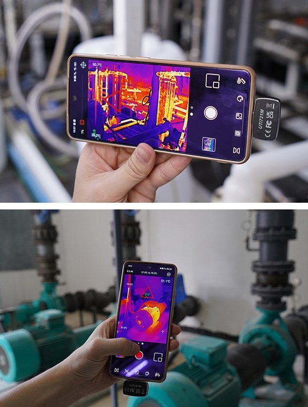 UNI-T συσκευή θερμικής απεικόνισης i721M για smartphone, έως 550 °C 4291 - Image 2