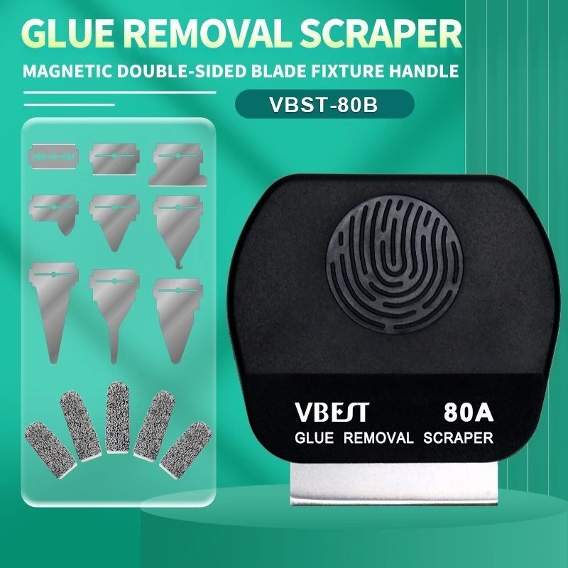 ergaleio afairesis kollas me 9x lepides & 5x finger sleeves, gia episkeyes kiniton 8569 Smartphone tools 3