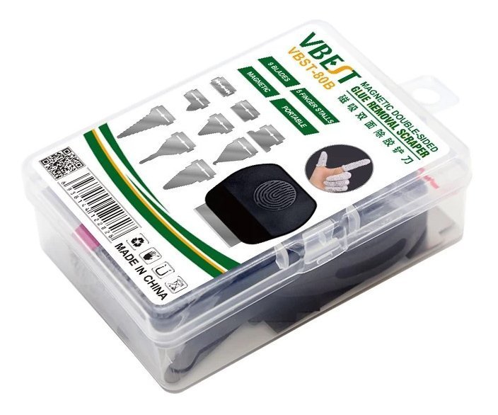 ergaleio afairesis kollas me 9x lepides & 5x finger sleeves, gia episkeyes kiniton 8569 Smartphone tools 6
