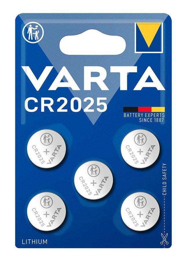 ARTA μπαταρία λιθίου CR2025, 3, 5τμχ 4356