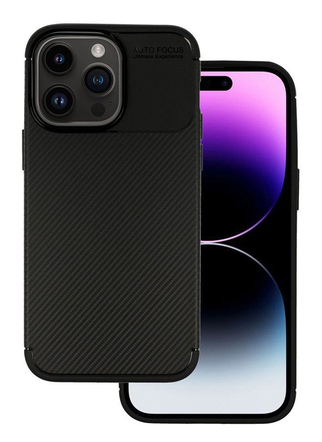 VENNUS Θήκη Carbon Elite για iPhone 14 Pro Max, μαύρη 4207