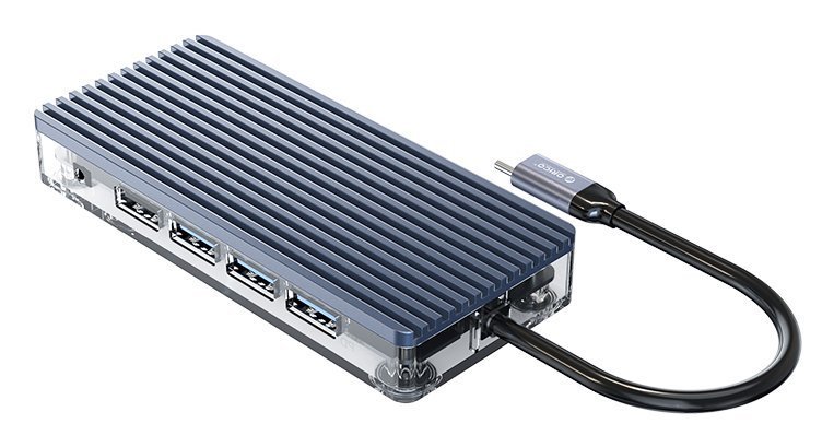 ORICO docking station , 11 θυρών, USB-C σύνδεση, 100W PD, 4K, γκρι 2173