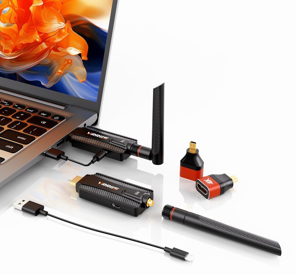 HDMI systima asyrmatis metadosis vinteo, 1080p, 5GHz, eos 200m 9791 Wireless video transmitter 6