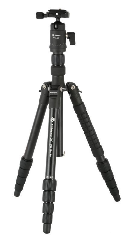 FOTOPRO τρίποδο φωτογράφισης go Gecko E2, πτυσσόμενο έως 146.1cm, έως 8kg, μαύρο 7570