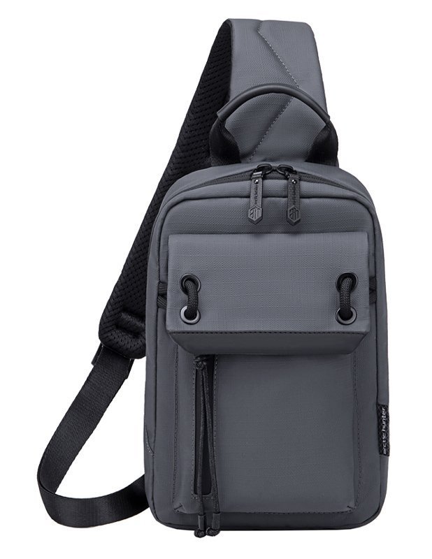 ARCTIC HUNTER τσάντα Crossbody  με θήκη tablet, 3L, γκρι 4172