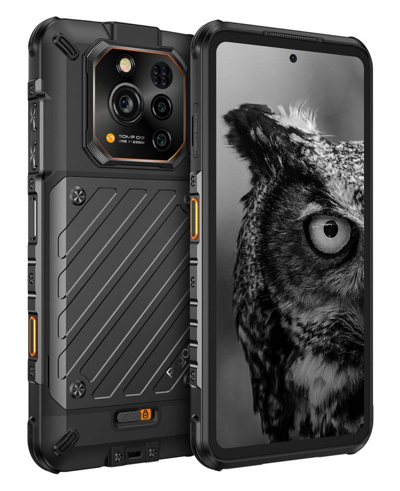 RUGONE smartphone ever 7, 6.67", 12/512GB, 5G, 5550mAh, IP68/IP69K/MIL-STD-810H, μαύρο 9637