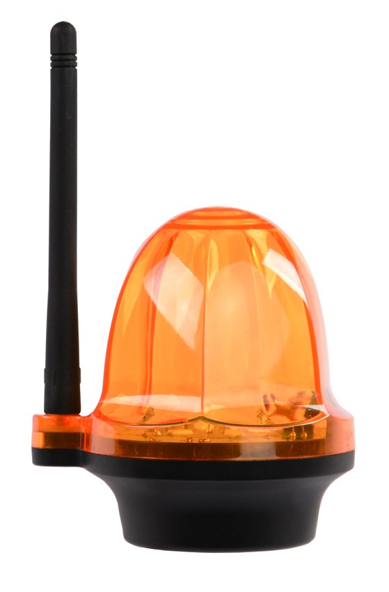 Φάρος για γκαραζόπορτες  με κίτρινο LED φως, 12V, 7x8x11cm 4009