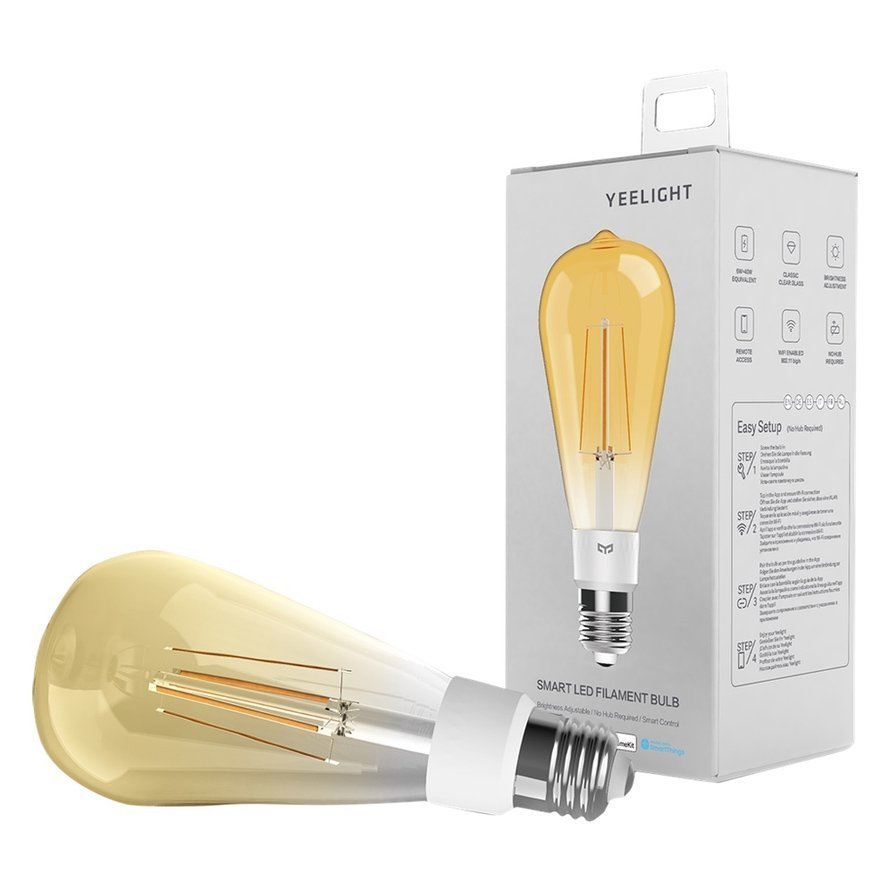 YEELIGHT smart λάμπα LED Filament , 6W, E27, 500lm, 2000K 2328 - Image 5
