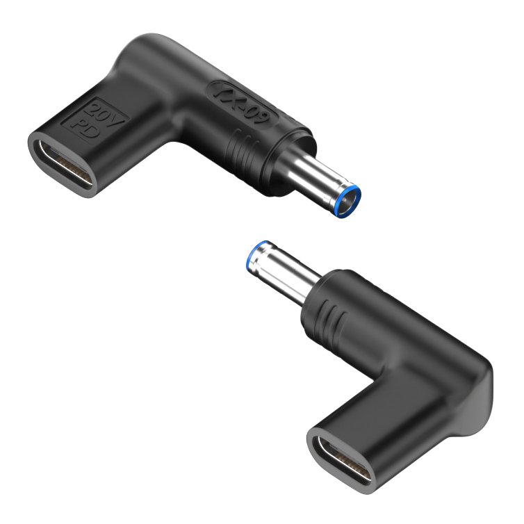 POWERTECH αντάπτορας τροφοδοσίας , USB-C σε HP 4.5x3mm, μαύρος 5556