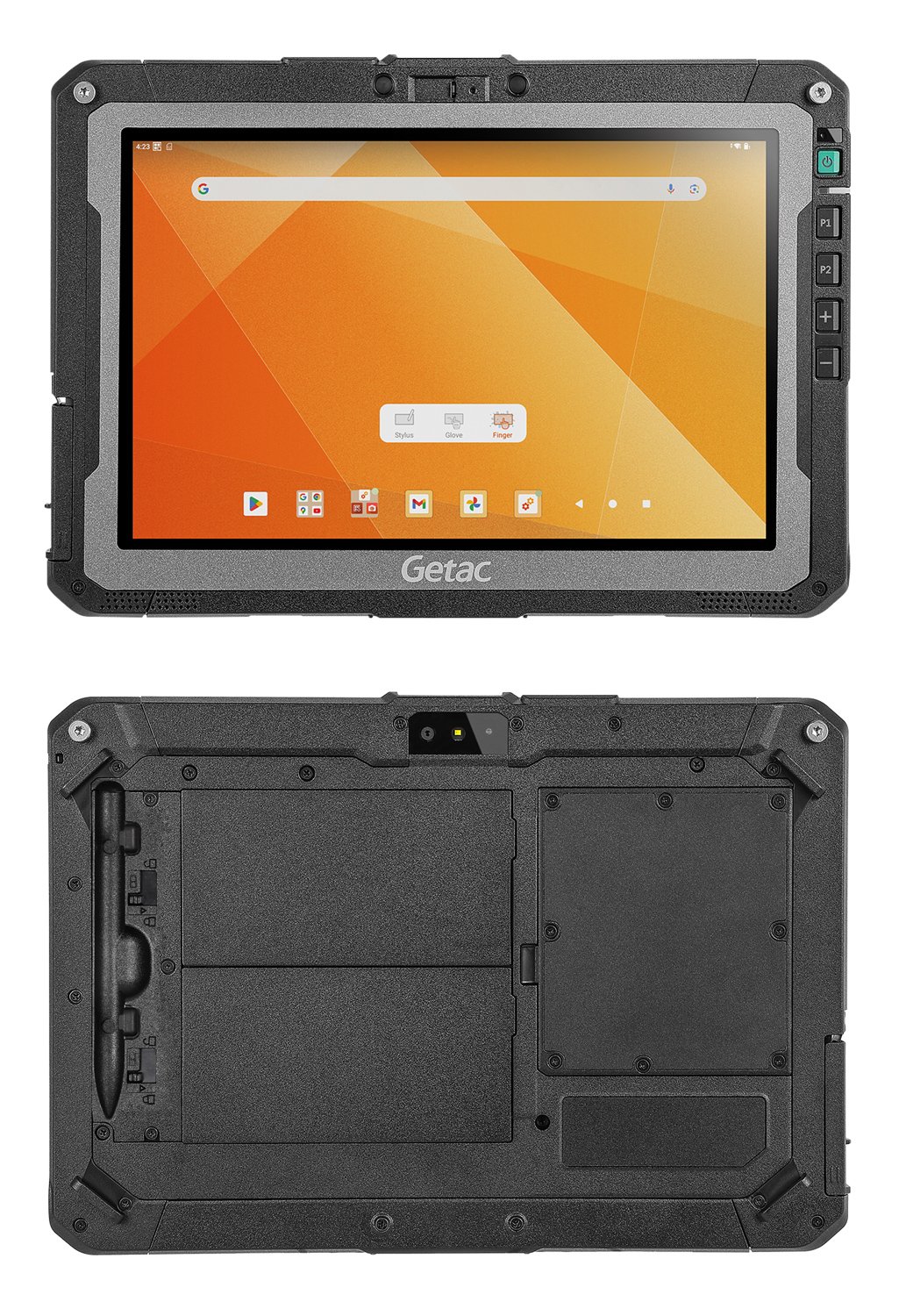GETAC tablet X10G2, 10.1", 8/128GB, 4G, 4990mAh, IP66/MIL-STD-810H, Android 13, μαύρο 9193