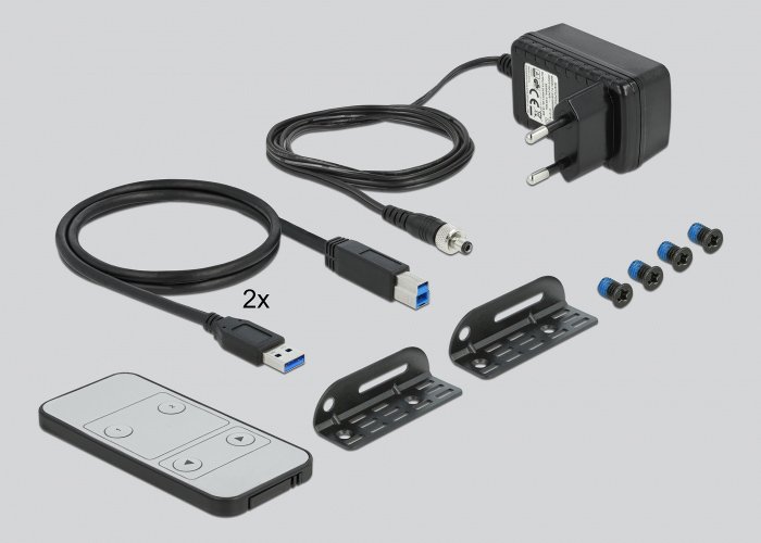 HDMI KVM Switch, 2 ports, USB 3.0, Audio, 4K/60Hz, mayro 2709 KVM 3