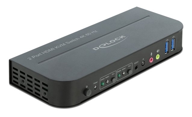 HDMI KVM Switch, 2 ports, USB 3.0, Audio, 4K/60Hz, mayro 2709 KVM 1