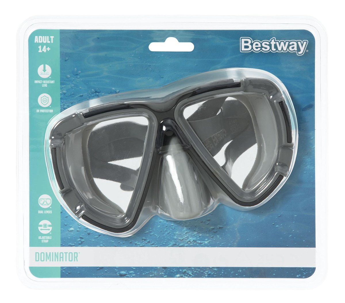 BESTWAY μάσκα θαλάσσης 22052, διοπτική, μαύρη - Image 5