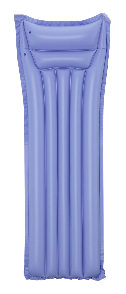 BESTWAY φουσκωτό στρώμα θαλάσσης 44007 με μαξιλάρι, 183x69cm, μωβ