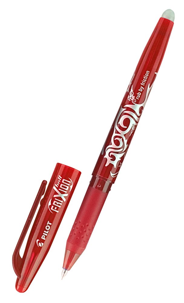 stylo diarkeias FRIXION, erasable, 0.7mm, kokkino Stylo 1
