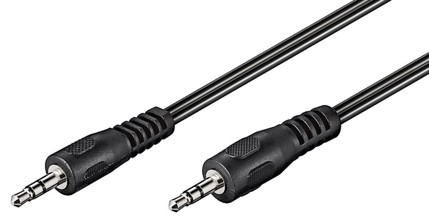 GOOBAY καλώδιο ήχου 3.5mm , 3 pin stereo, 1.5m, μαύρο 2219