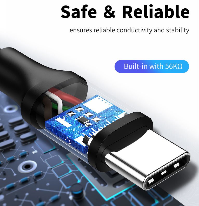 CABLETIME καλώδιο USB-C σε USB U323A, 3A, 480Mbps, 0.25m, μαύρο 2333 - Image 3