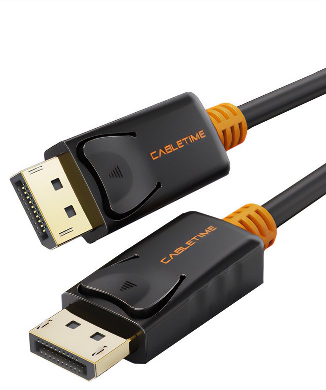 CABLETIME καλώδιο DisplayPort CT-01G, 4K/60Hz, 1m, μαύρο 2369