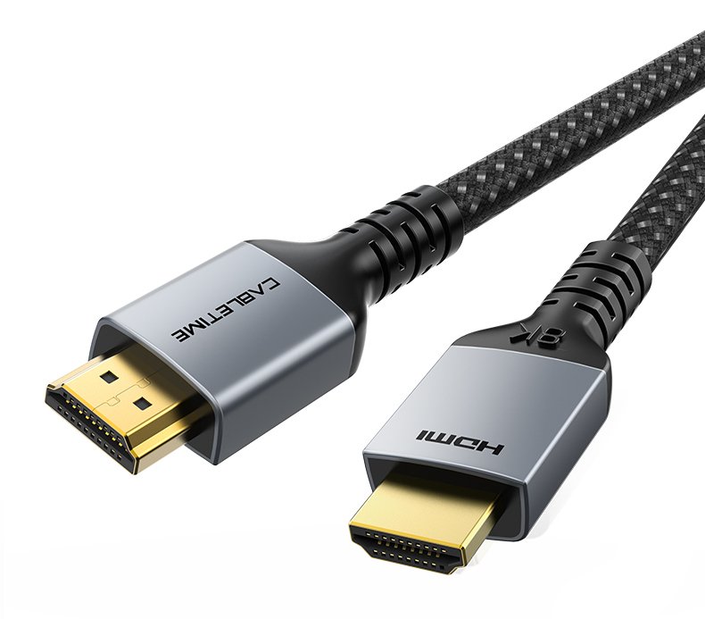 CABLETIME καλώδιο HDMI 2.1 CT-HM8K, 8K/60Hz, 48Gbps, 28AWG, 1m, μαύρο 2377
