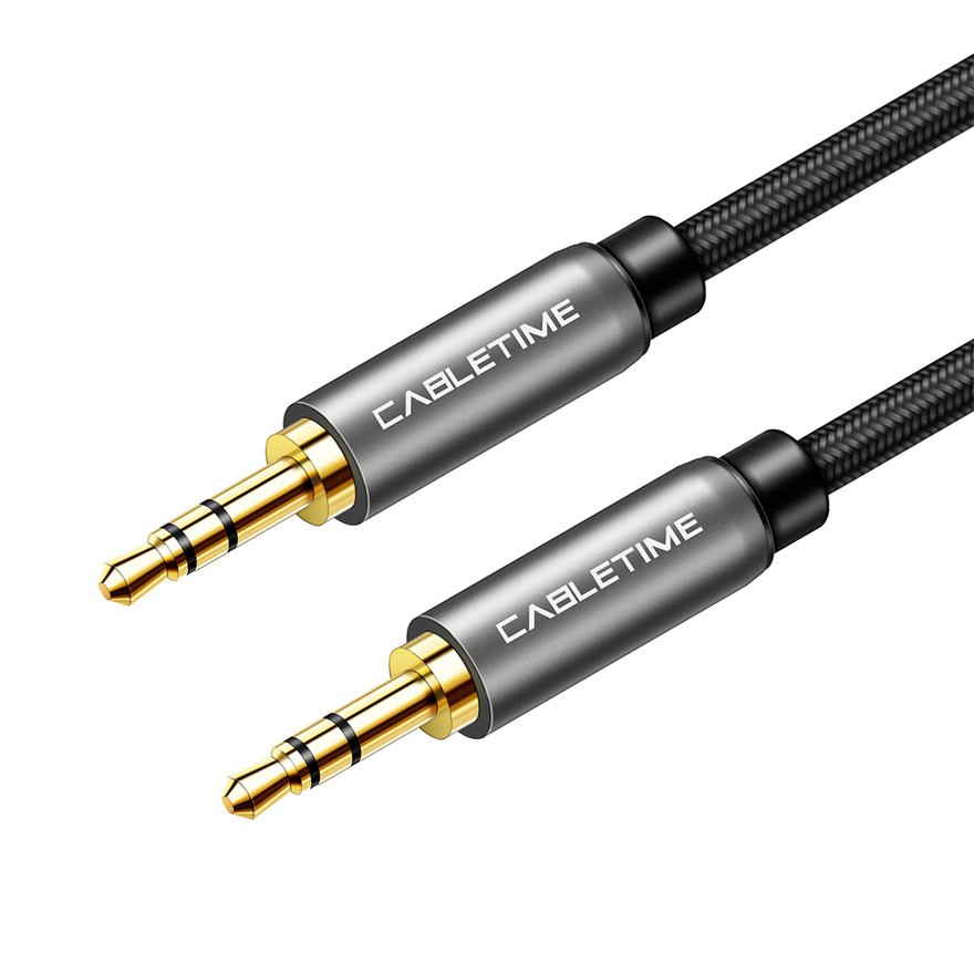 CABLETIME καλώδιο ήχου 3.mm CT-P11GN, AUX, 3m, μαύρο 2394