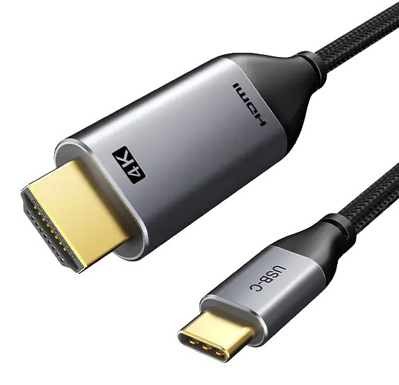 kalodio USB-C se HDMI CT-PU31-CMHD3, 4K/30Hz, 1.8m, mayro 1.8m