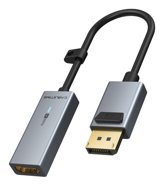 antaptoras DisplayPort se HDMI CT-AV89-P02G4K60, 4K/60Hz, gkri 4K