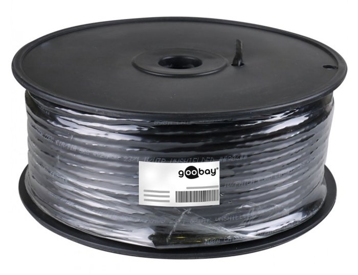 GOOBAY καλώδιο δικτύου , CAT 6 S/FTP, CCA, έως 40m, 100m, μαύρο 3002 - Image 4