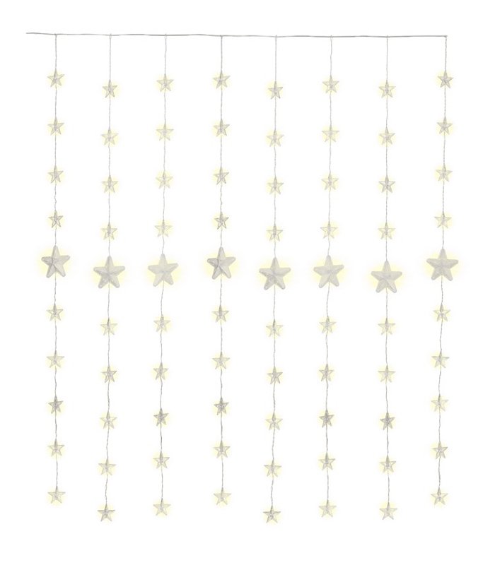 GOOBAY LED λαμπάκια κουρτίνα , 3000K, 6.05m, IP44, 31V, 80 LED 3227
