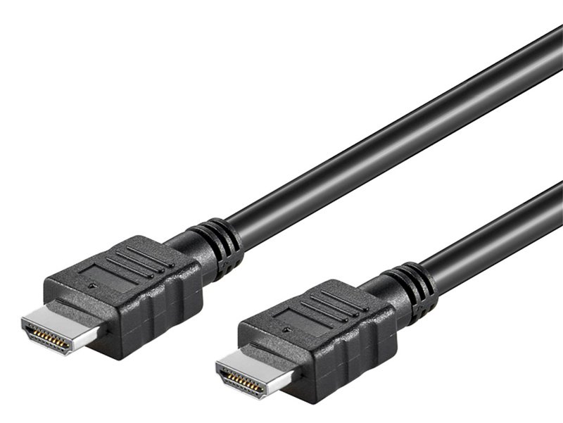 GOOBAY καλώδιο HDMI  με Ethernet, 4K/30Hz, 10.2Gbps, 7.5m, μαύρο 3464