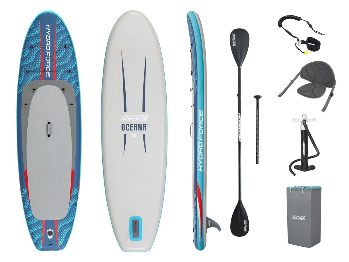 BESTWAY φουσκωτή σανίδα SUP/kayak Oceana 6532B με αποσπώμενο κάθισμα, 305x84x15cm, μπλε