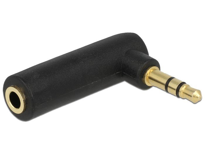 DELOCK αντάπτορας 3.5mm αρσενικό σε 3.5mm θηλυκό , 3pin, γωνιακός 633