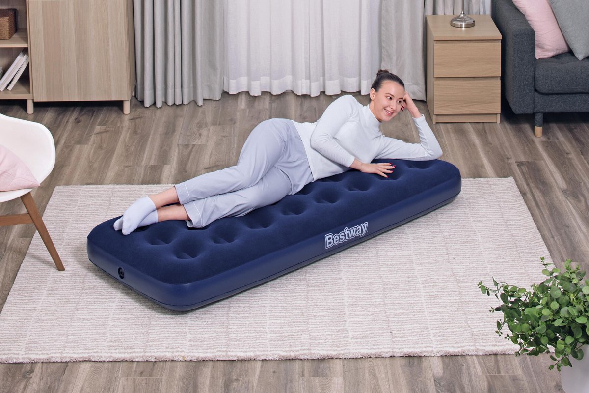BESTWAY φουσκωτό στρώμα 67000, μονό, 185x76x22cm, μπλε - Image 3