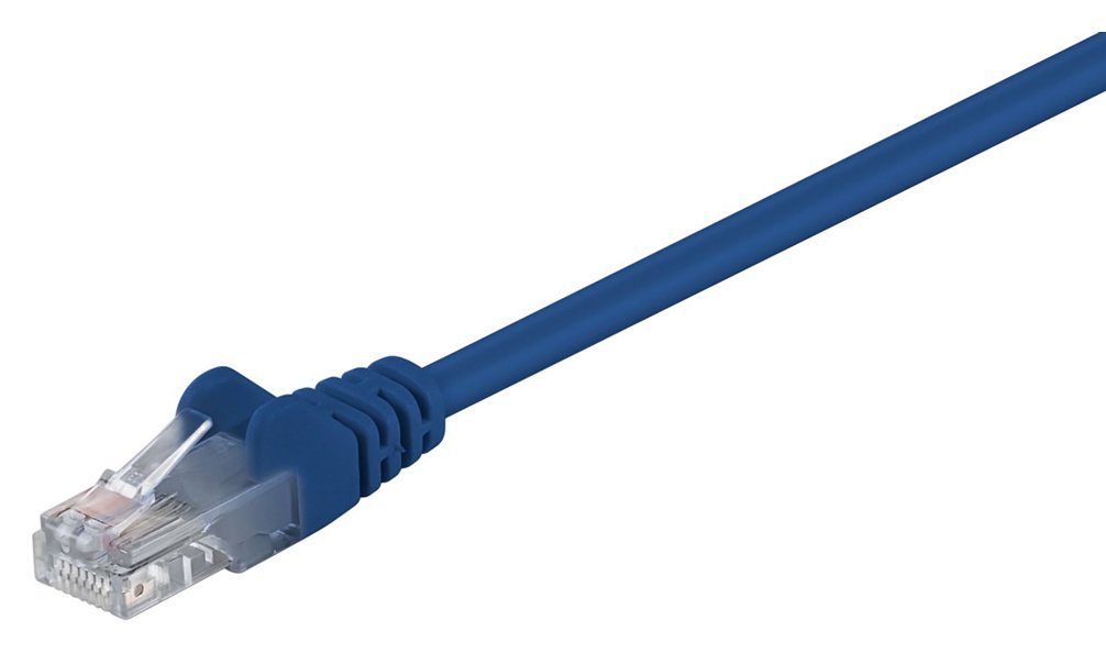 GΟOBAY καλώδιο δικτύου , CAT 5e U/UTP, CCA, PVC, 3m, μπλε 2313