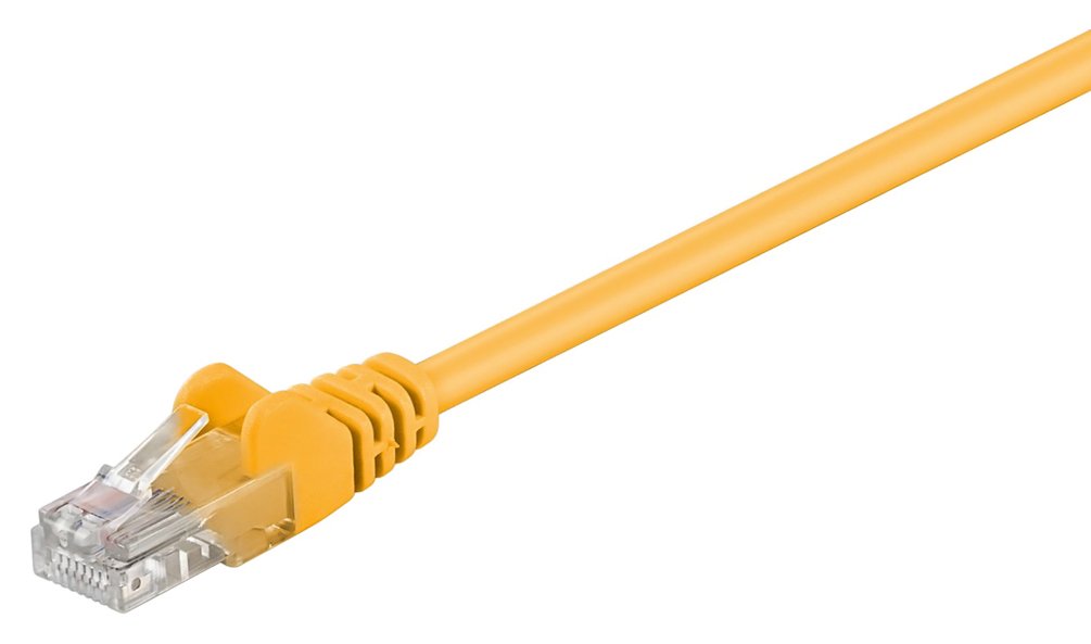 GΟOBAY καλώδιο δικτύου , CAT 5e U/UTP, CCA, PVC, 5m, κίτρινο 2316