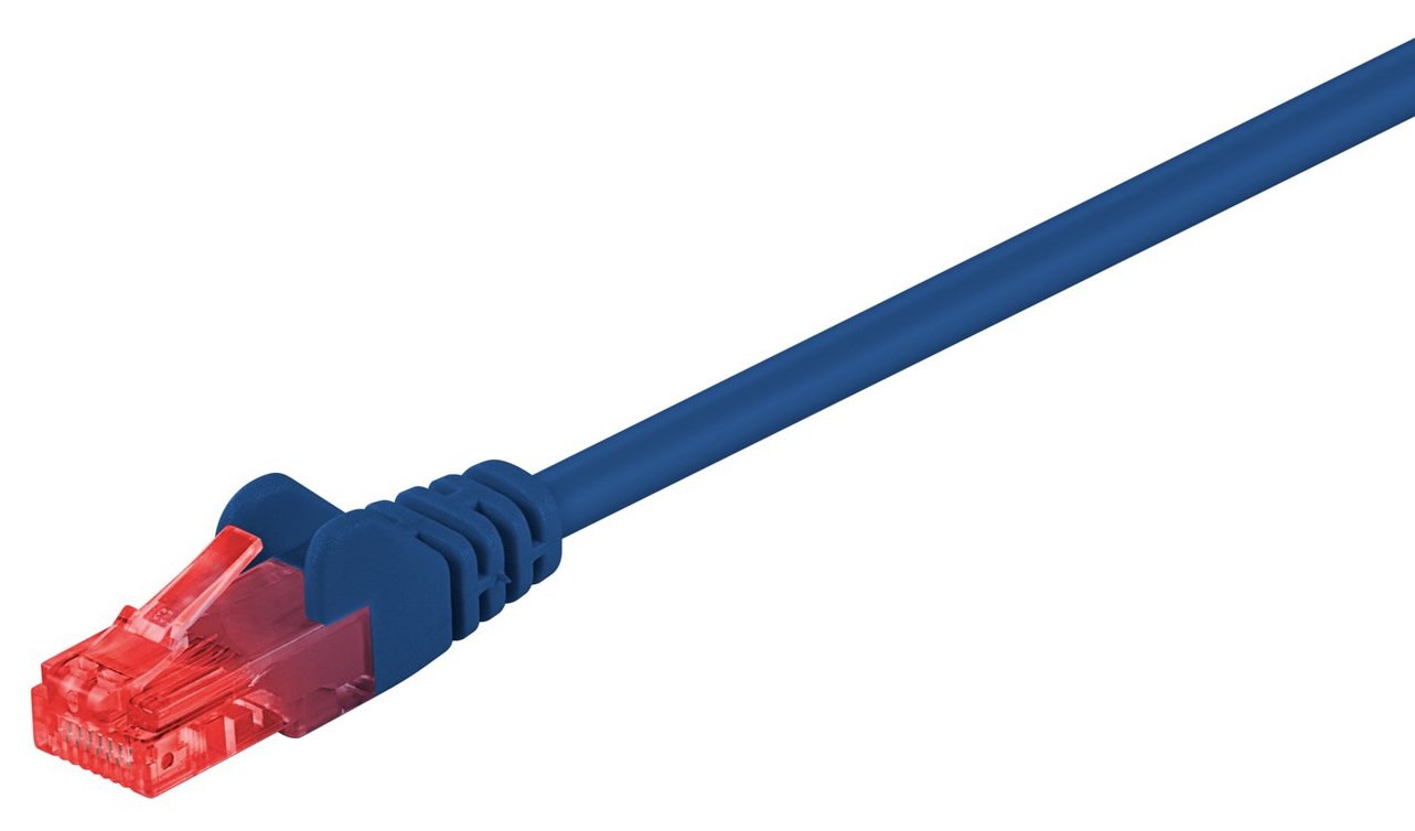 GΟOBAY καλώδιο δικτύου , CAT 6 U/UTP, CCA, PVC, 3m, μπλε 2253