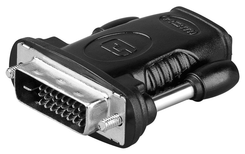 GOOBAY αντάπτορας HDMI σε DVI-D Dual-Link 24+1 pin , μαύρο 2197