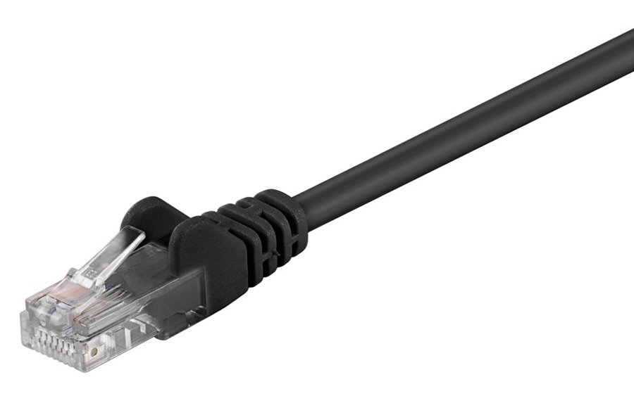 GΟOBAY καλώδιο δικτύου , CAT 5e U/UTP, CCA, PVC, 3m, μαύρο 332