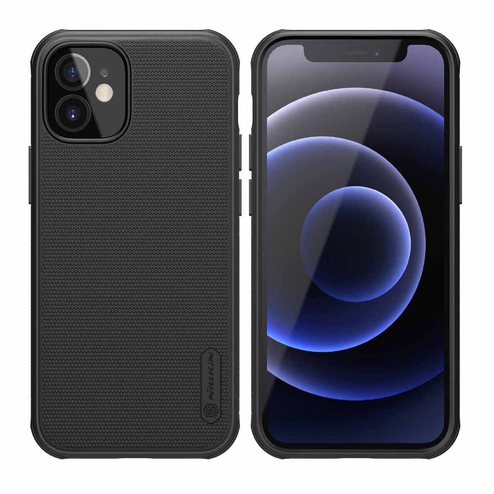 NILLKIN θήκη Super Frost Shield για  Apple iPhone 12 mini, μαύρη 2533