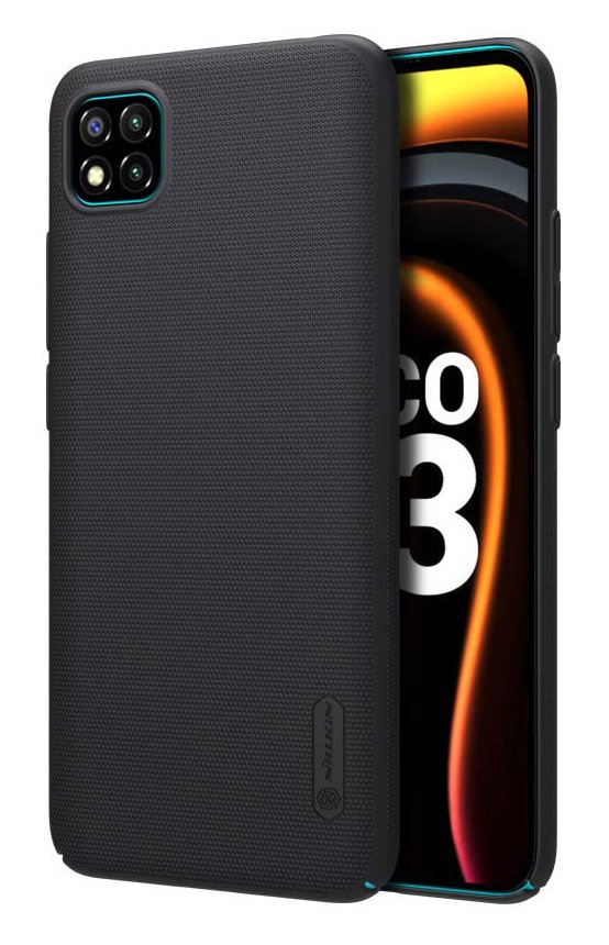 NILLKIN θήκη Super Frost Shield για Xiaomi Poco C3, μαύρη 2532